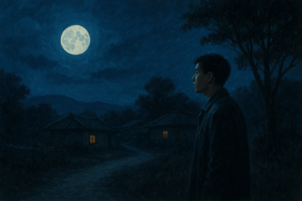 이태준 달밤, 줄거리, 주제, 작품 해설, 작가 소개